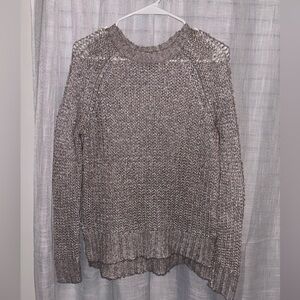 Aerie Metallic Shimmer Knit Sweater